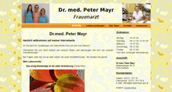 Desktop Screenshot of dr-petermayr-gyn.at